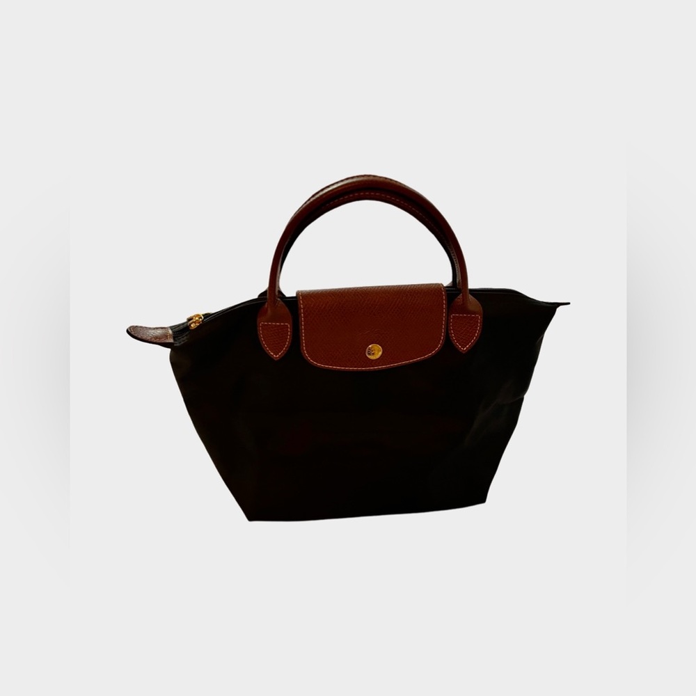 Longchamp Le Pliage Small Top-Handle Bag, Black, EXCELLENT CONDITION